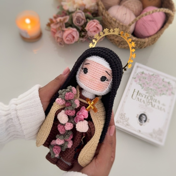 As Quatro Virtudes | Flores de Fé - 15cm Cada